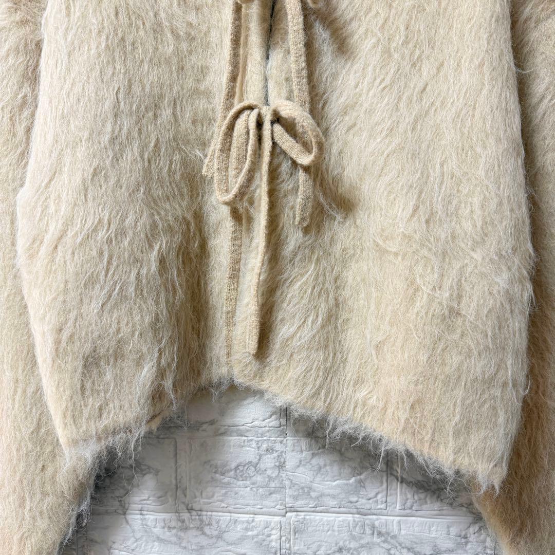 【美品 】ADAM ET ROPÉ アルパカフラッフィーカーディガン F