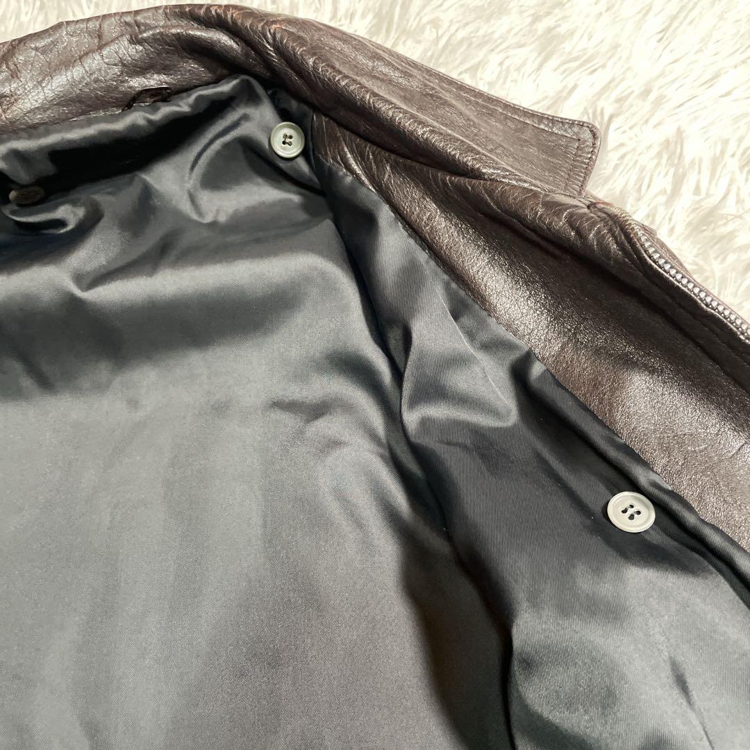 ヴィンテージ　A-2 レザージャケット　ダークブラウン　LL