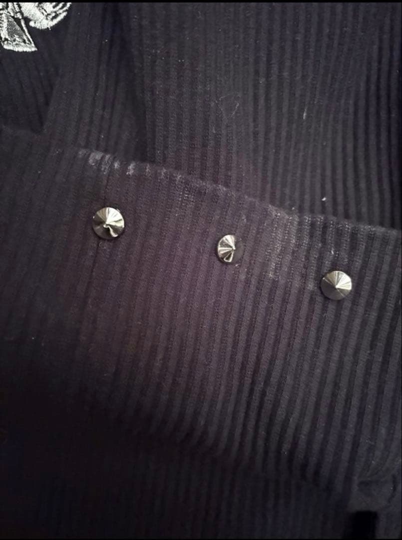 dimmoire くしゅくしゅニットトップス ブラック