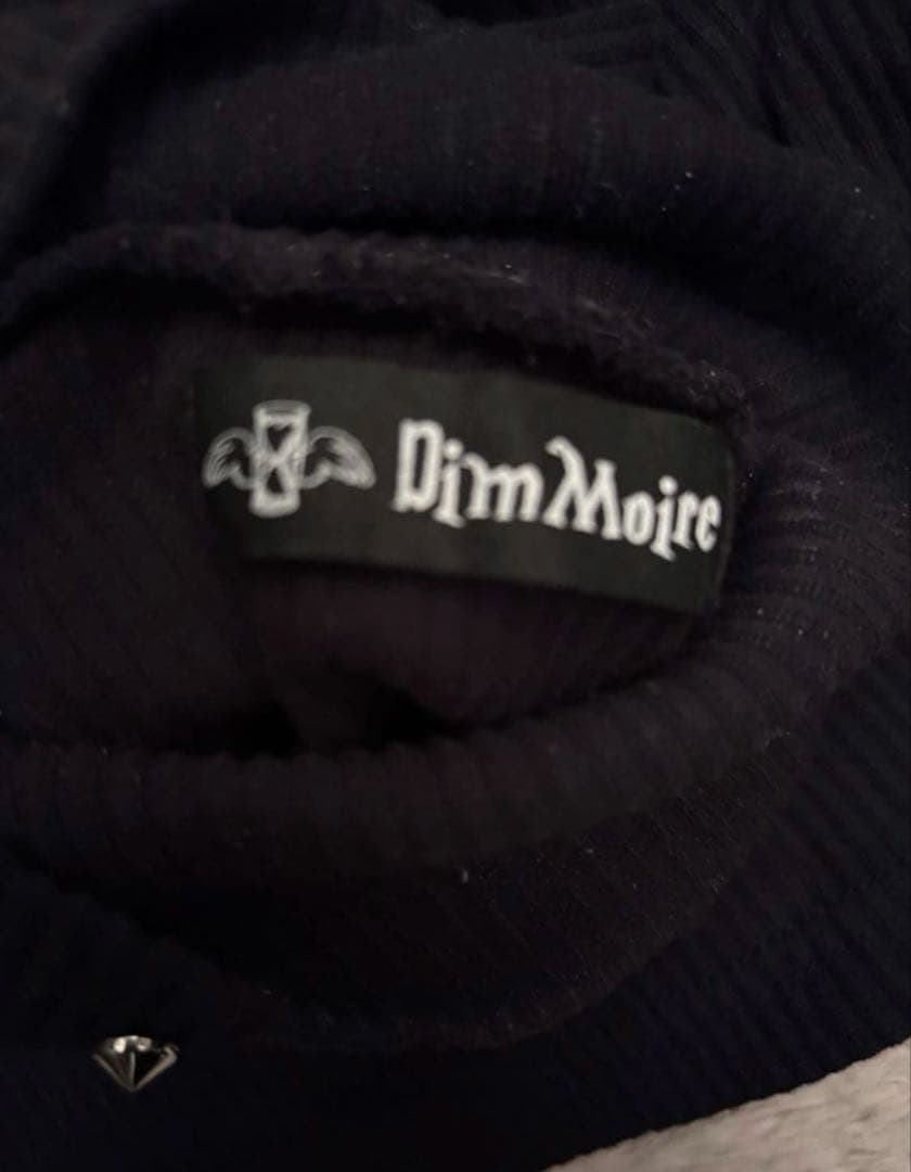 dimmoire くしゅくしゅニットトップス ブラック