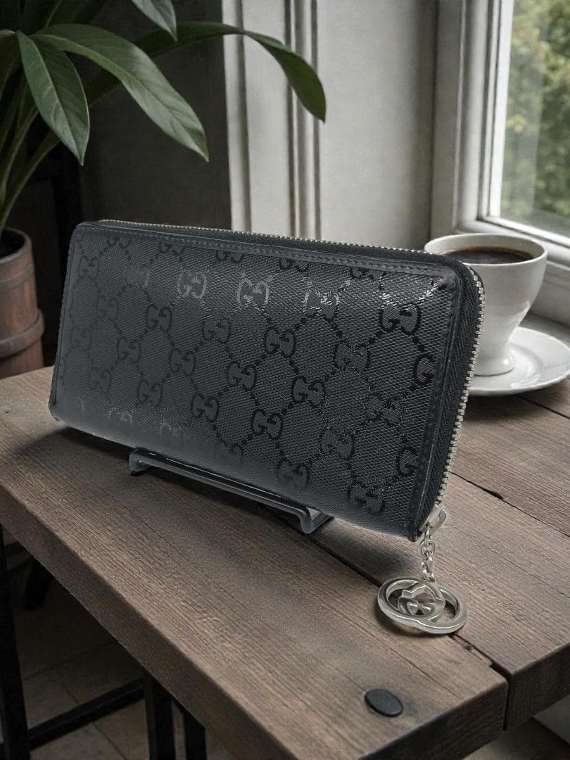 ✨人気商品✨GUCCI グッチ GG インプリメ ラウンドファスナー 長財布
