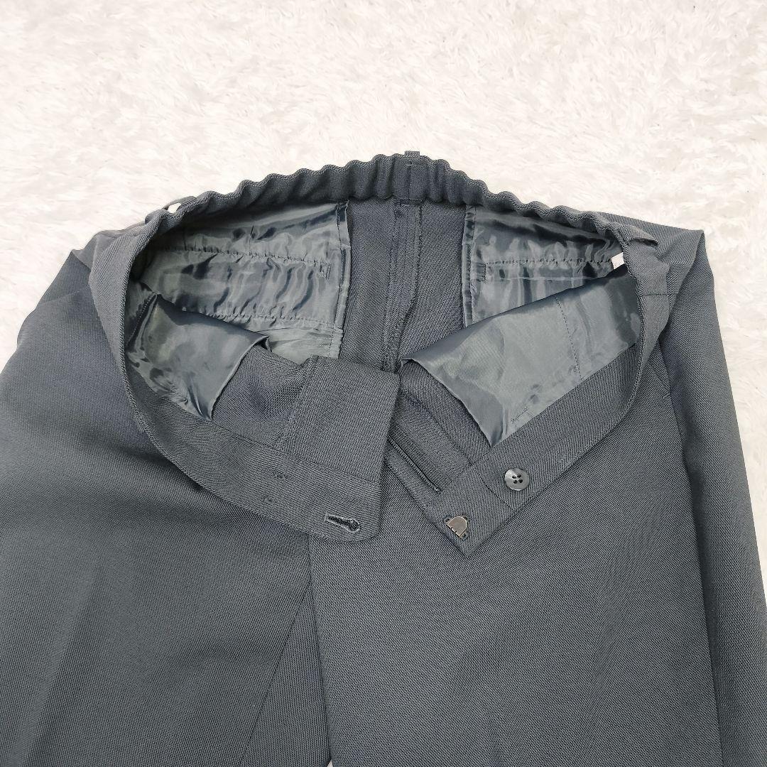 グリーンレーベルリラクシング 洗える ストレッチ ノーカラー パンツスーツ