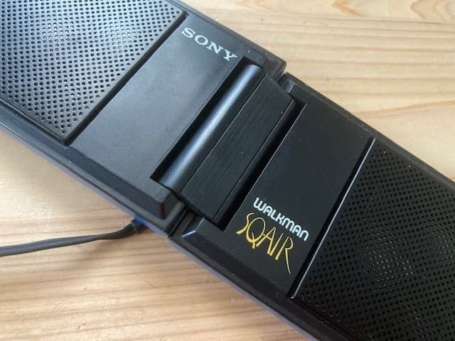 超希少品 整備済完全動作品 折りたたみ式スピーカー SONY SS-WM20 青