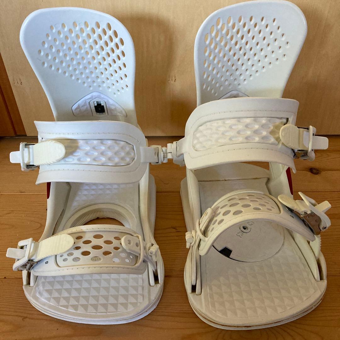 UNION LEGACY ホワイト スノーボードビンディング Mサイズ