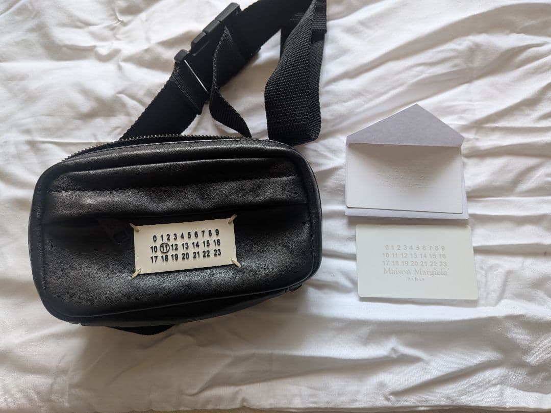 maison margiela レザーバムバッグ