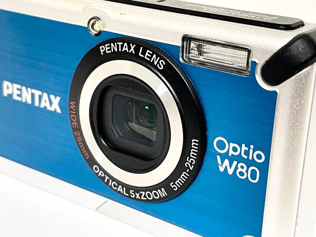 【美品・完動品】　PENTAX Optio W80 動作確認済