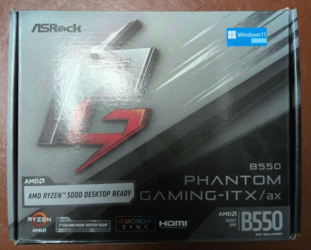 マザーボード ASRock B550 PHANTOM GAMING-ITX/ax