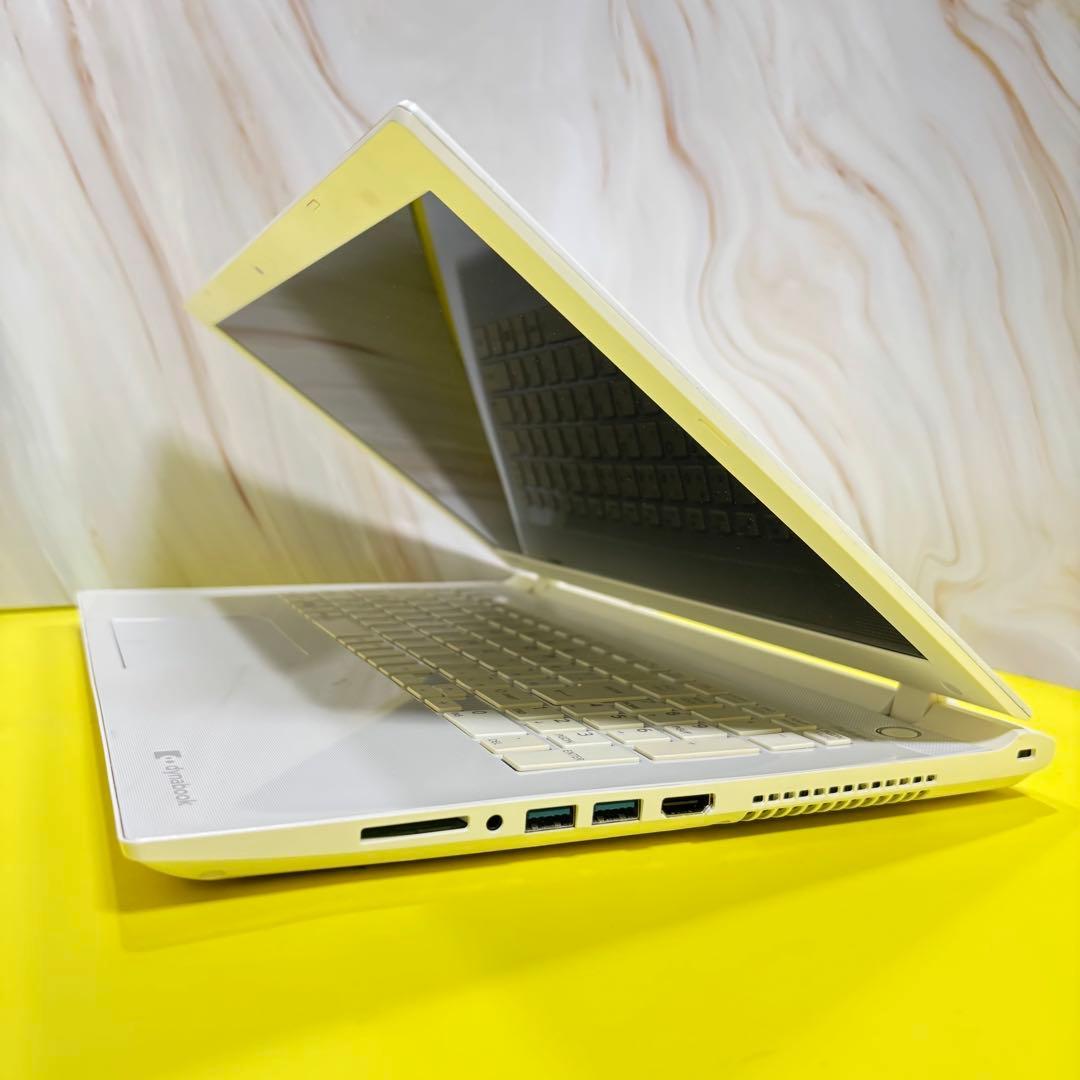 6世代【美品】オフィス付★東芝ノートPC★新品SSD＆Corei5＆メモリ8GB