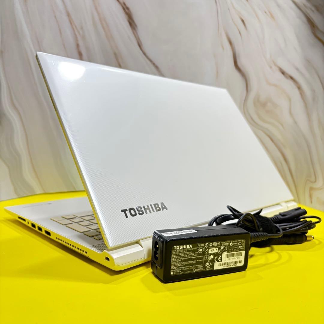 6世代【美品】オフィス付★東芝ノートPC★新品SSD＆Corei5＆メモリ8GB