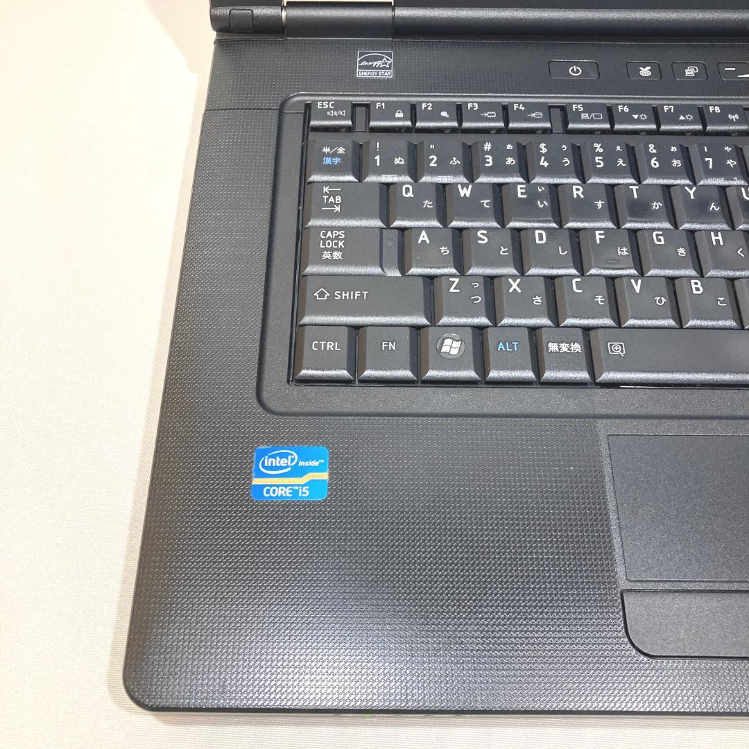 初心者✨快速・大画面・DVD・大容量✨黒✨すぐ使えるノートパソコン◇T392-2