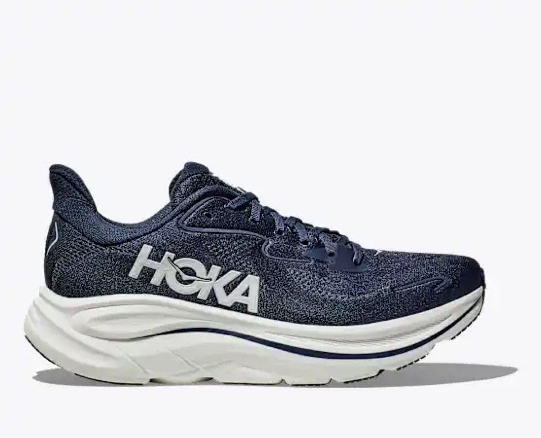 HOKA クリフトン 10 ワイド 2E 26.5cm ネイビー