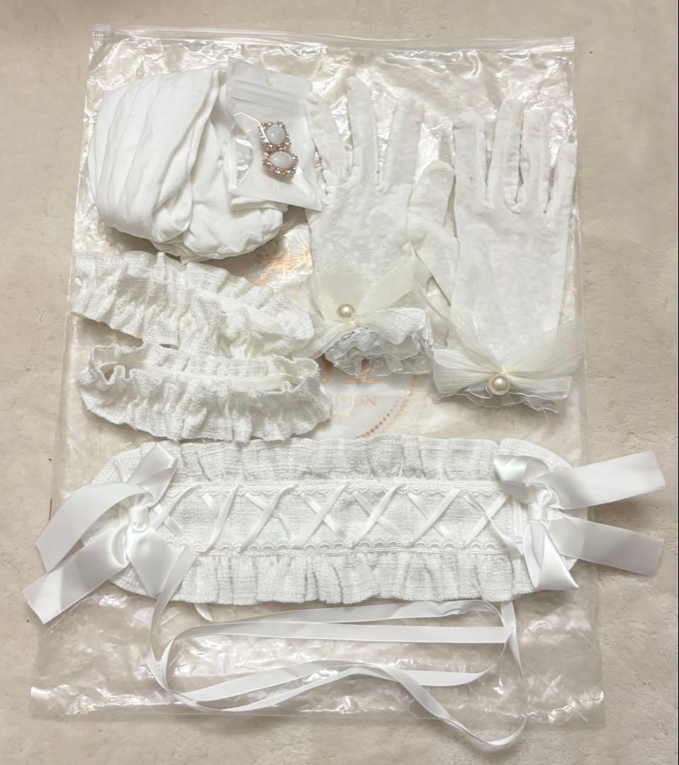 Malymoon 天使コス衣装　エレガンスツイードホワイトエンジェル