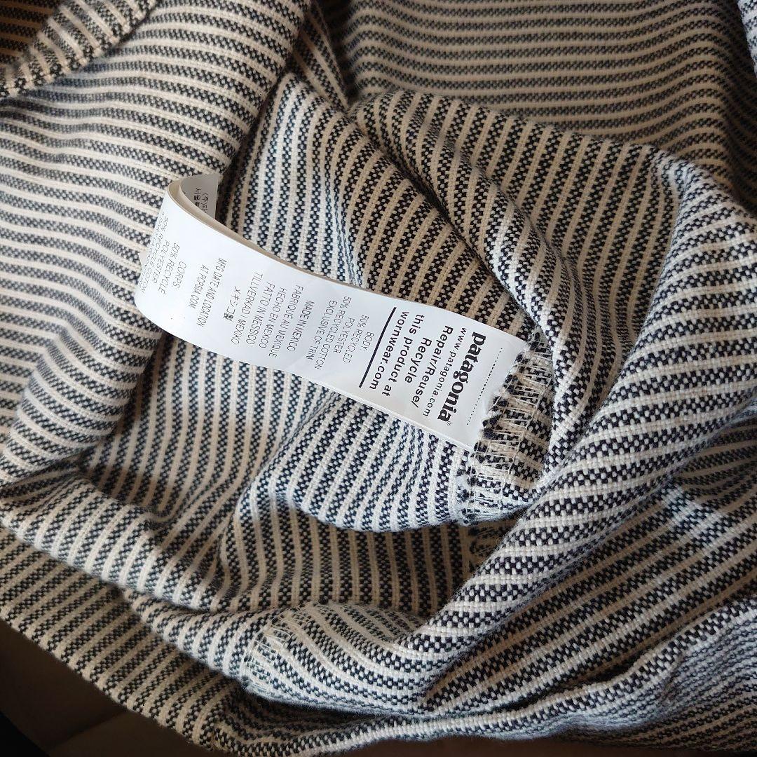 patagonia ストライプ トートバッグ