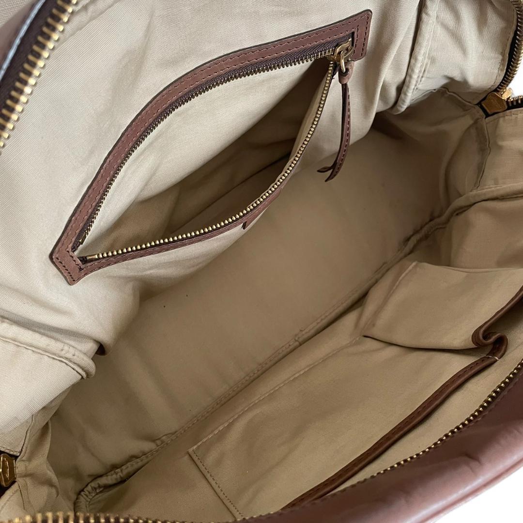 【希少】 CELINE セリーヌ ボストンバッグ オールレザー ブラウン 茶色