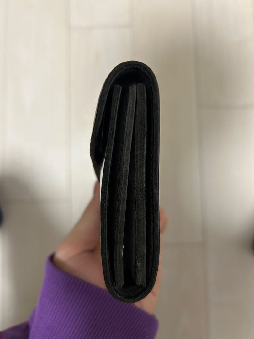 mt　Hender scheme long wallet black