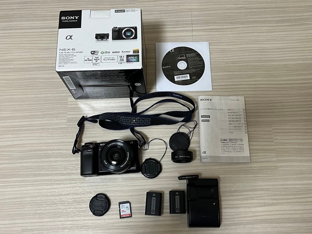 Sony α nex6 ミラーレス一眼カメラ　箱あり