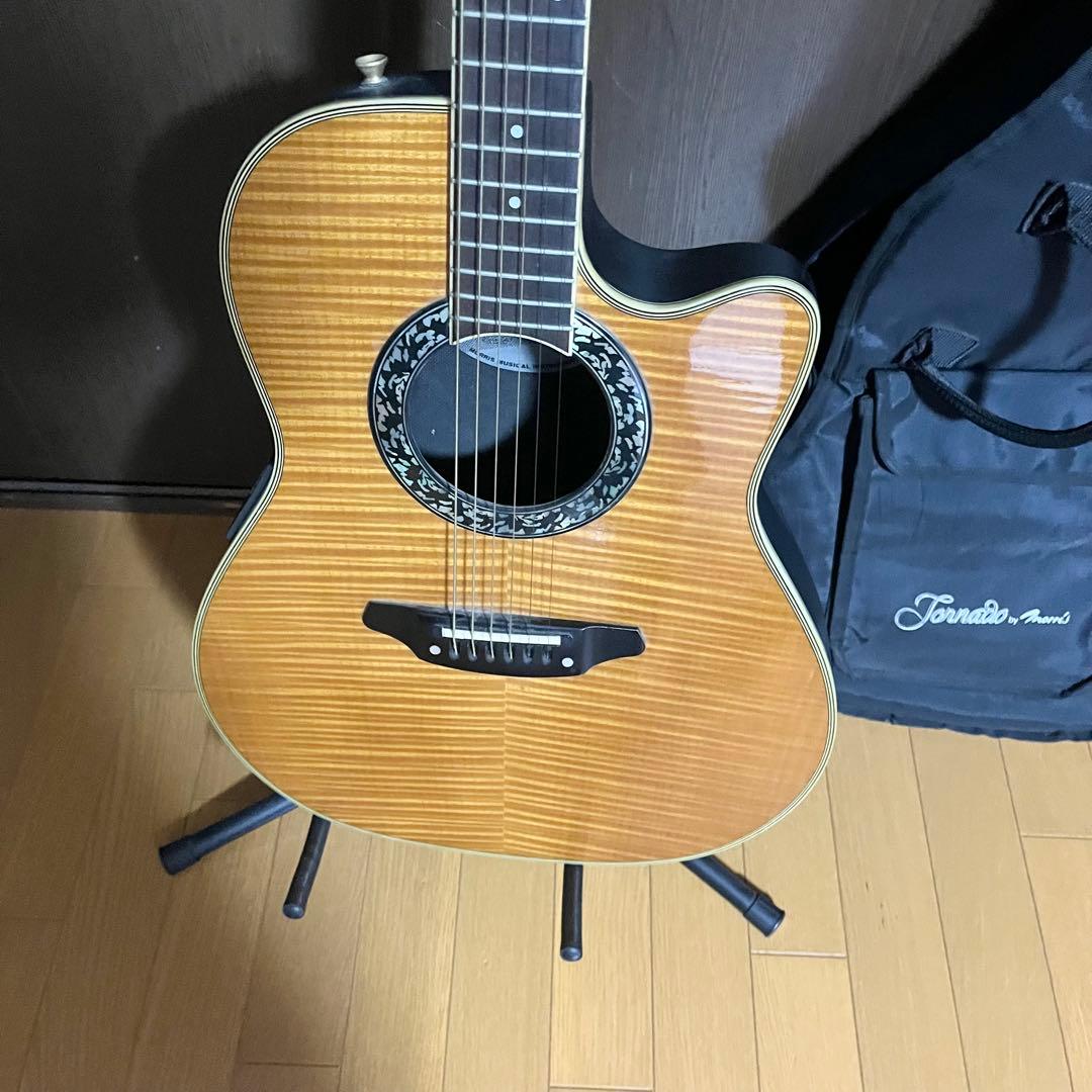 エレアコ Morris トルネード ZⅡ-EX ソフトケース付きギター モーリス