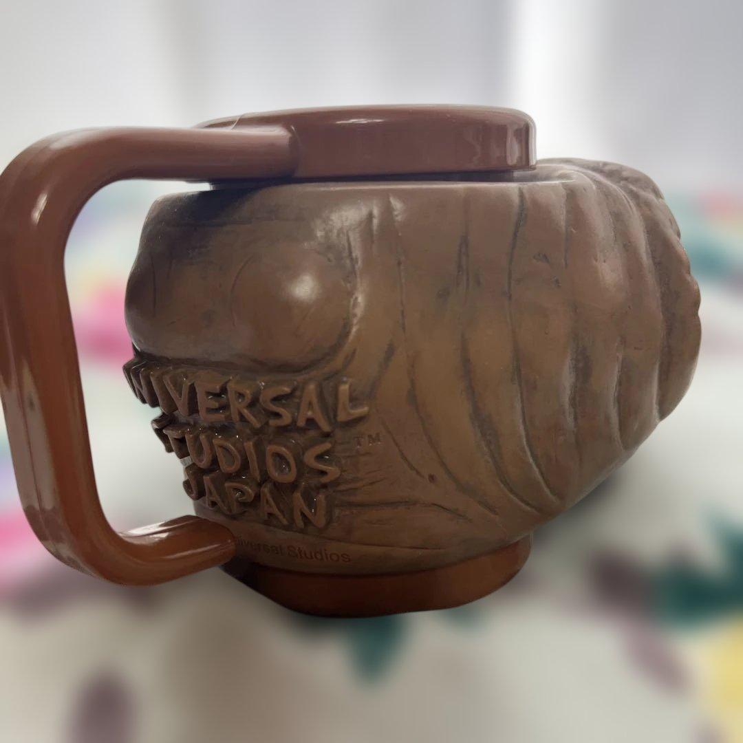★ビンテージ級★USJマグカップ 恐竜 E.T. ジョーズの形ペンケースとしても
