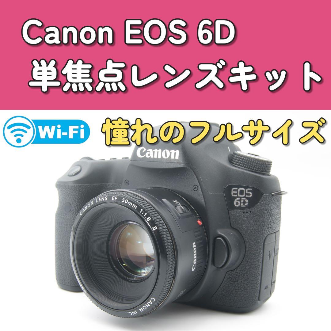 【圧倒的描写力】Canon EOS 6D 単焦点レンズキット フルサイズ　美品