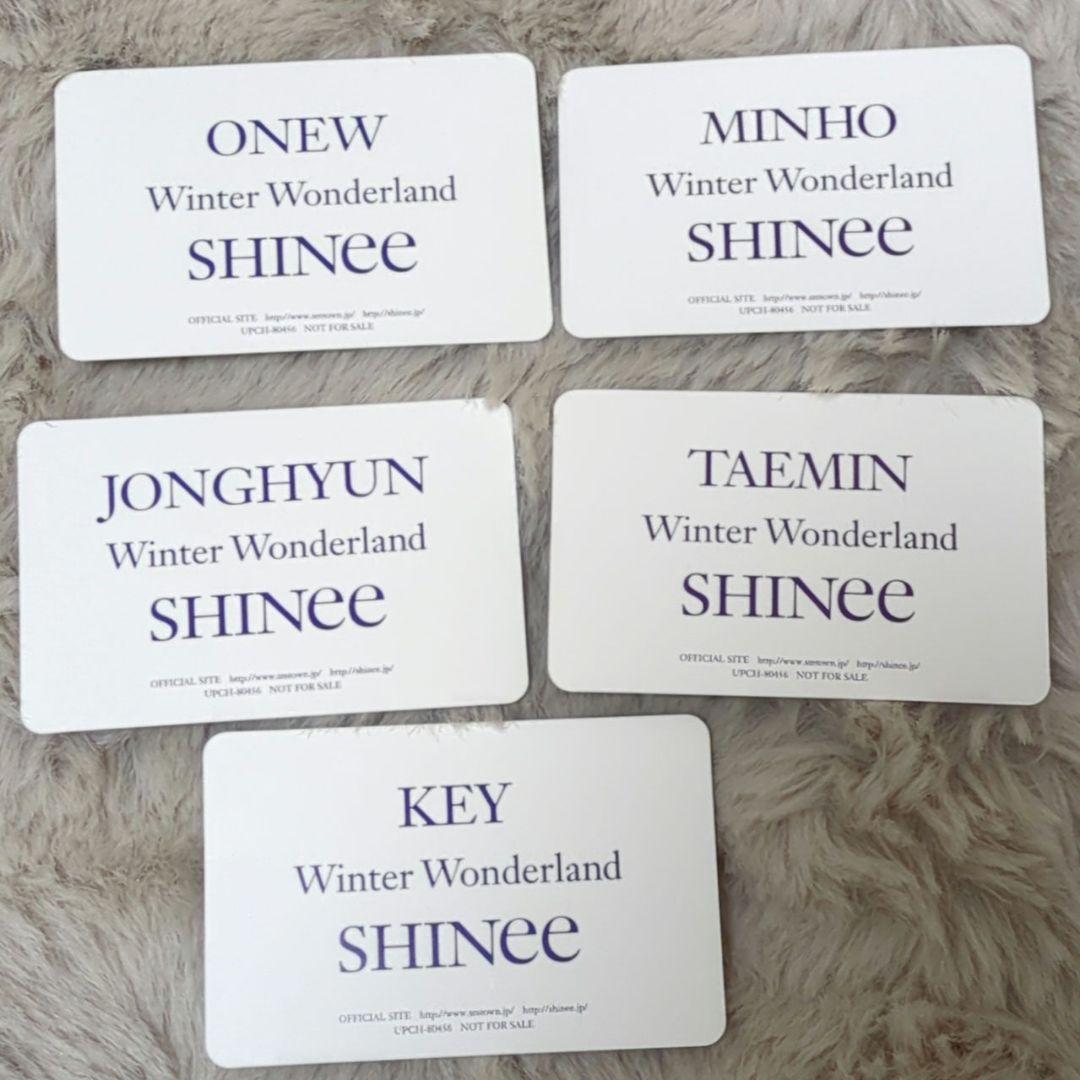 タレントカード SHINee Winter Wonderland Trading Card
