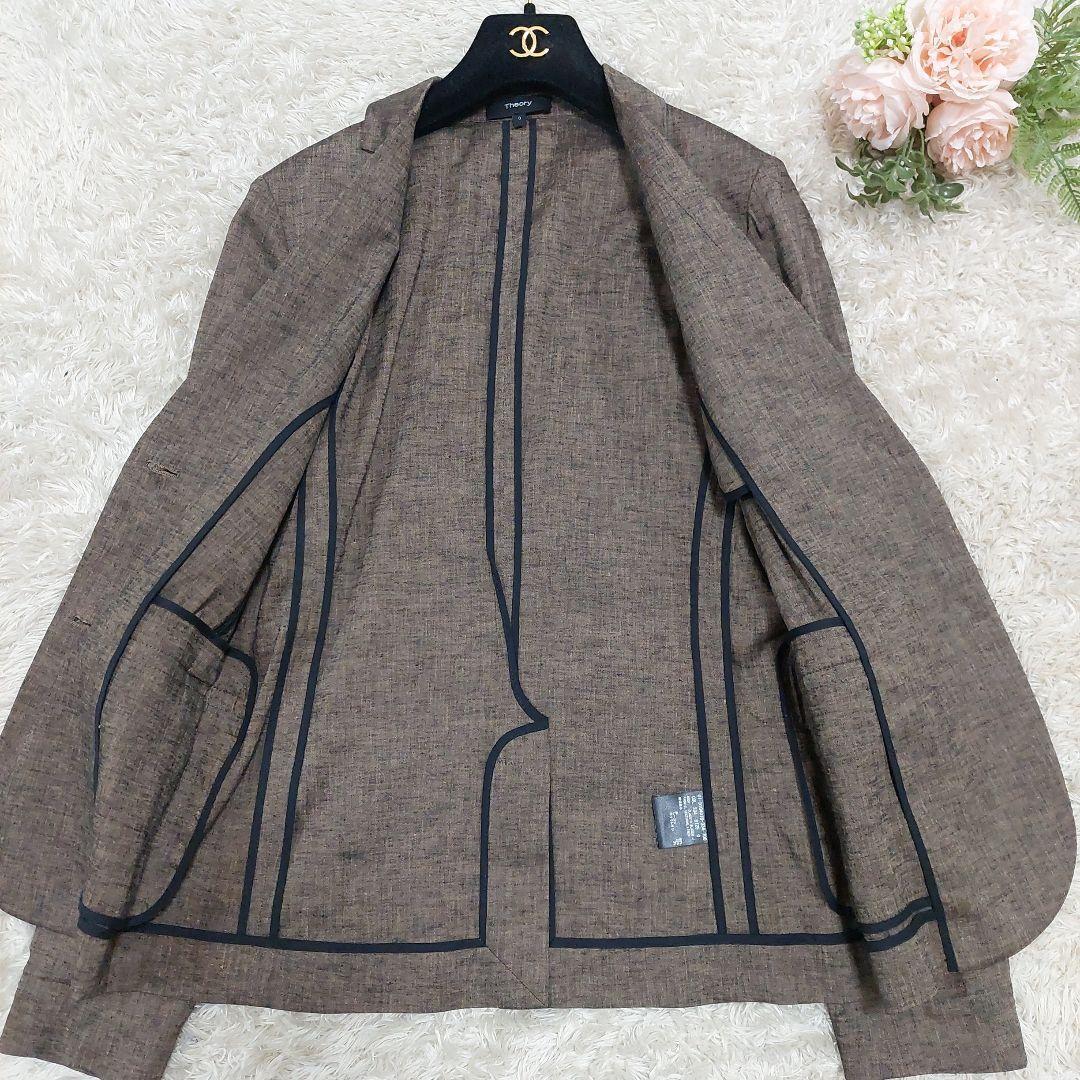Theory セオリー リネン セットアップ スーツ