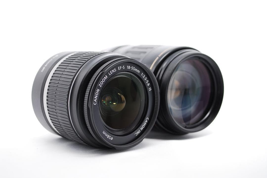 高性能一眼レフ✨Canon Kiss X8i✨超望遠レンズ付Wレンズ✨