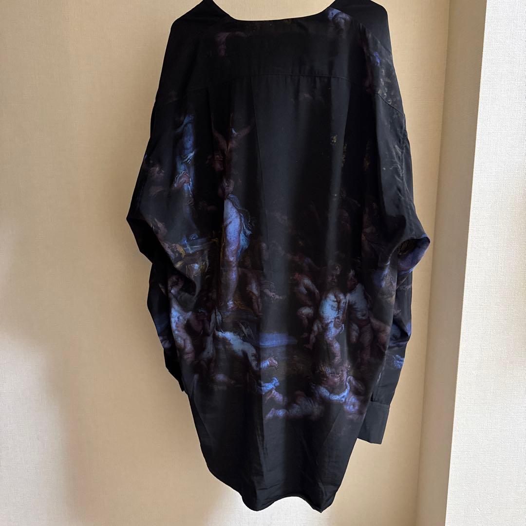 LAD MUSICIAN プリントカーディガンシャツ