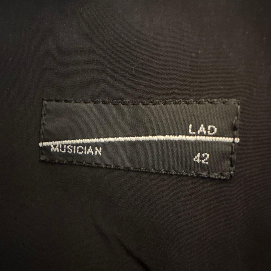 LAD MUSICIAN プリントカーディガンシャツ