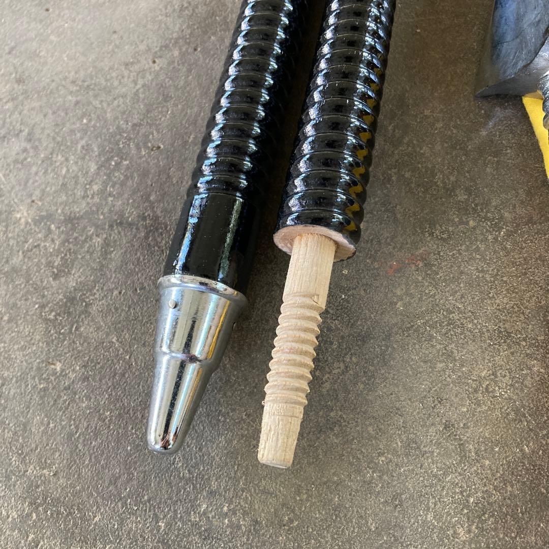 m*i様 優勝旗 校旗 社旗 旗棒 千段巻棒 天然木 スタンド 専用ケース付き