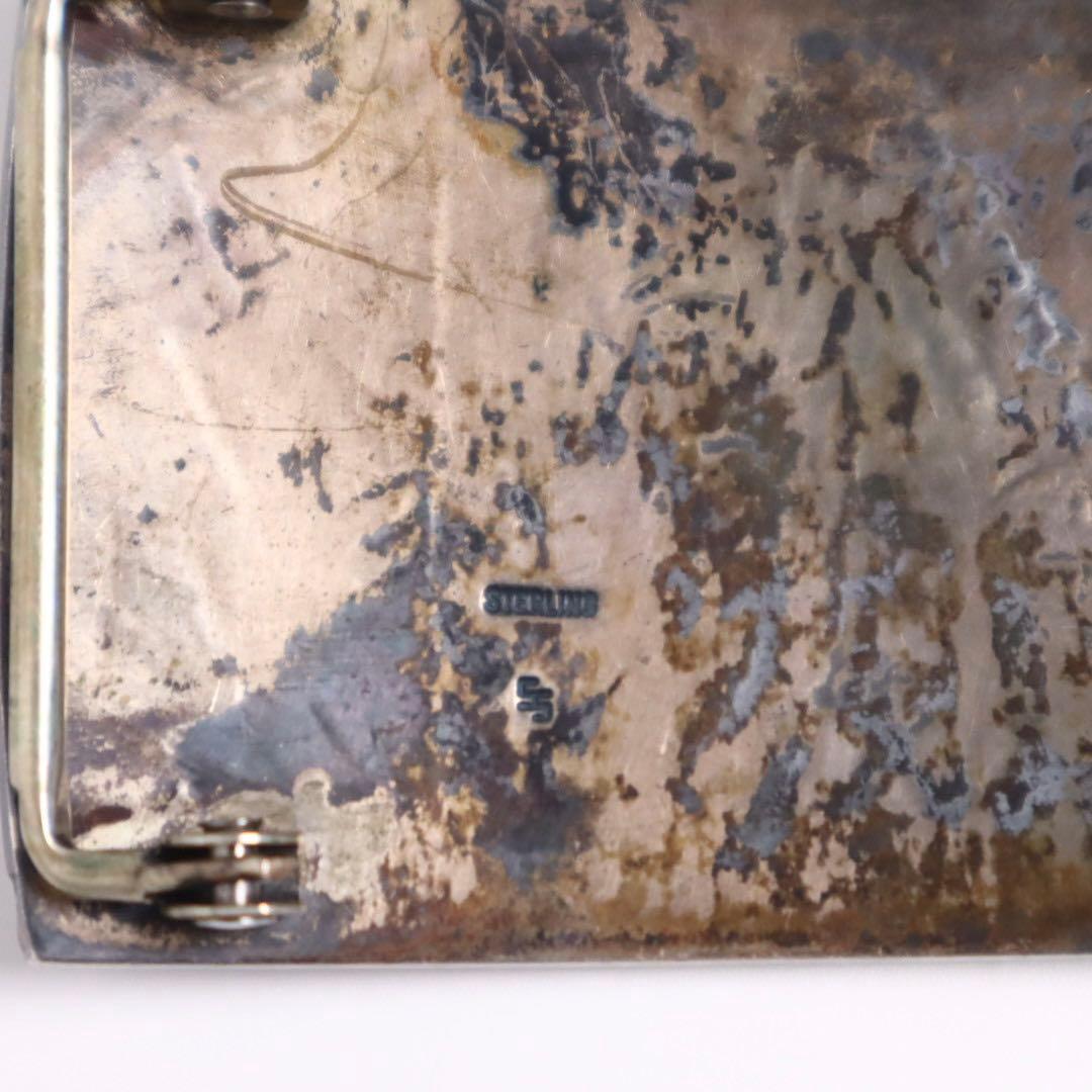 70s〜 NAVAJO HOPI sterling silver ベルトバックル