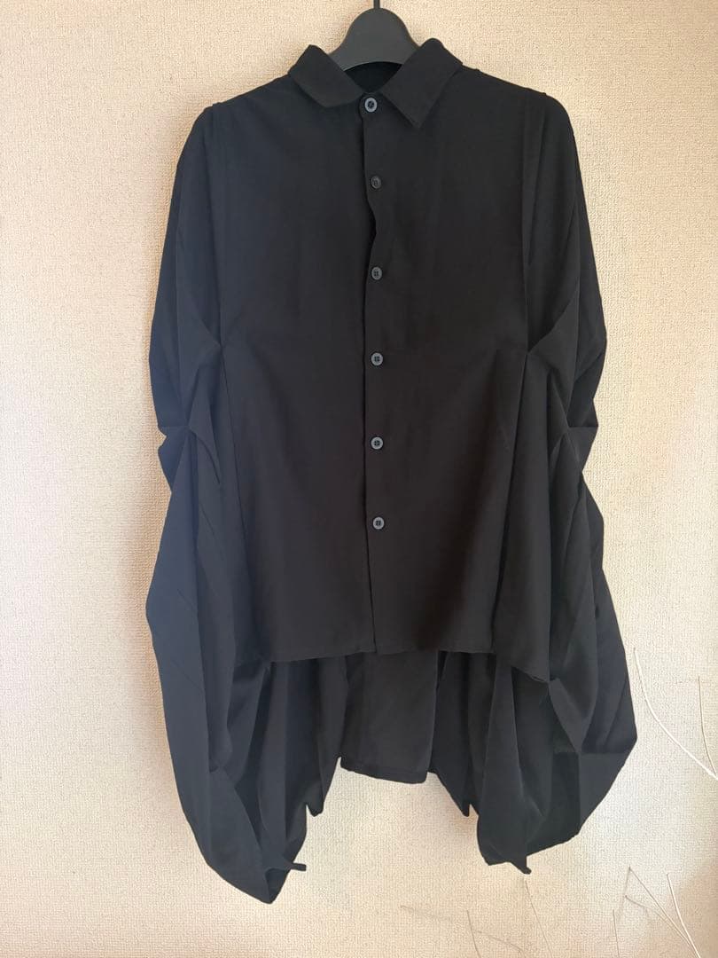リミフゥ　タック　プリーツ　オーバーサイズ　ブラウス　シャツ