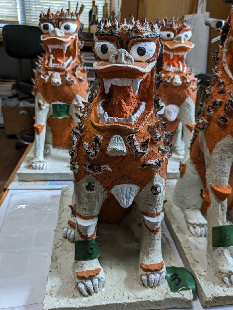 漆喰シーサー①