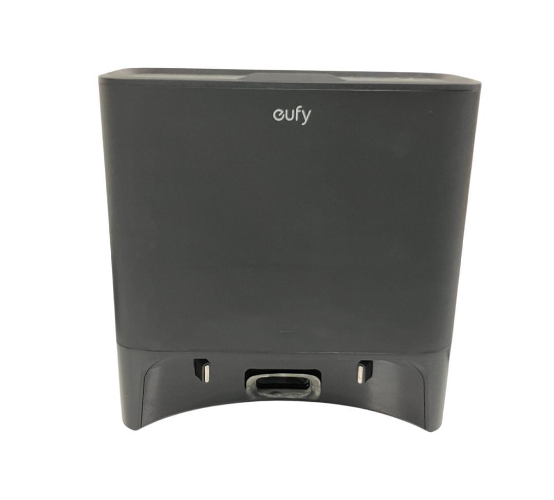 美品 Anker eufy ロボット掃除機本体 ブラック 自動ごみ捨て 水拭き◯