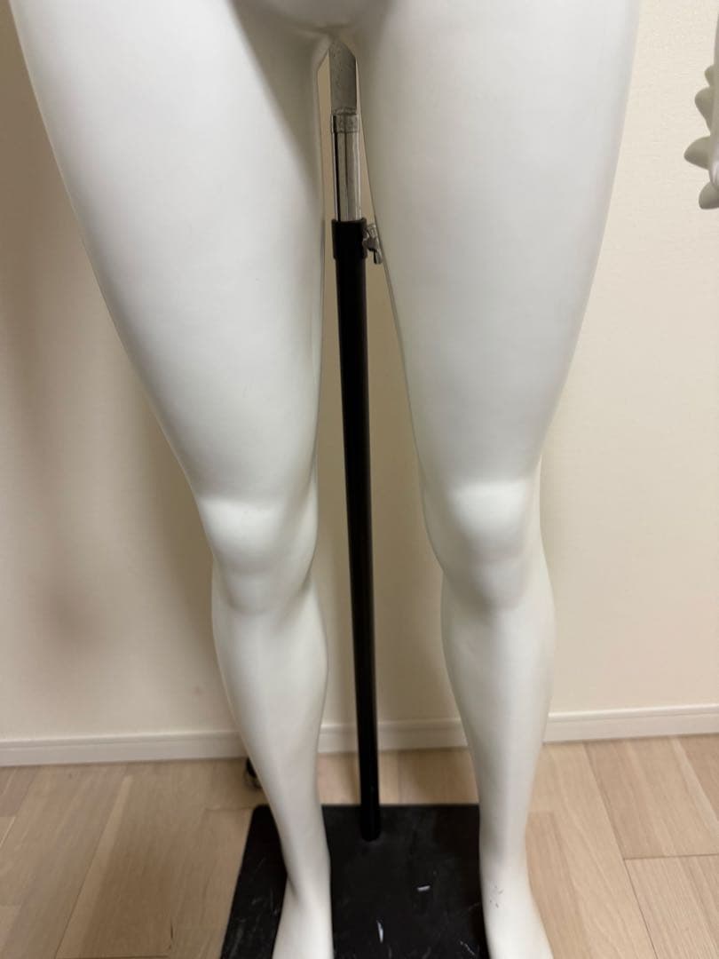 男性　全身トルソー　マネキン　白　高さ調整可能　ディスプレイ　店舗用品　ビジネス