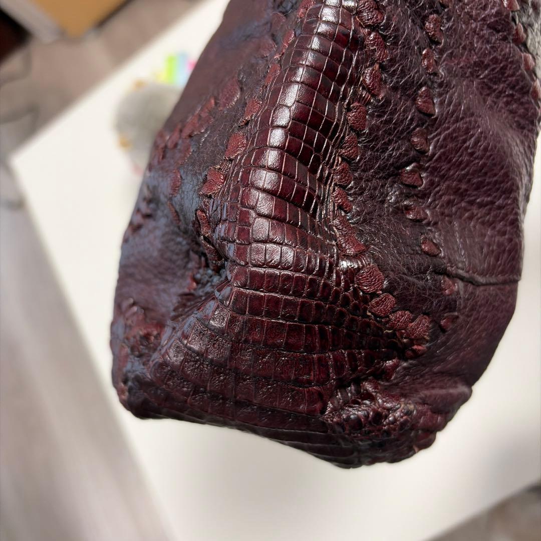 「ももこさん専用〜ʕ•ᴥ•ʔ」Ibiza ワニ革とペッカリーのハンドバッグ 未使
