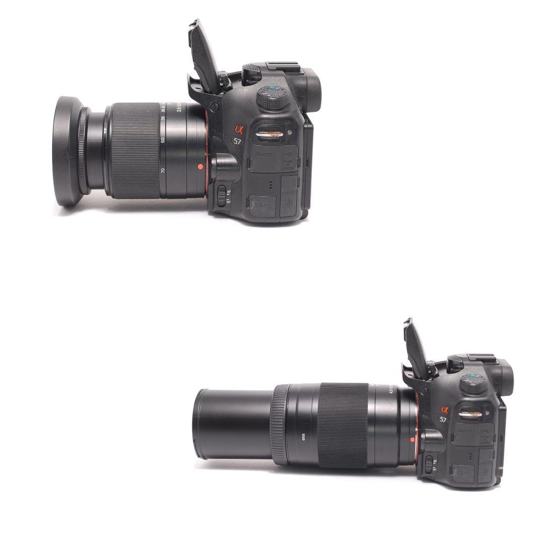 ❤即購入1000円OFF❤実用品❤ SONY α57 超望遠レンズ ダブルズーム