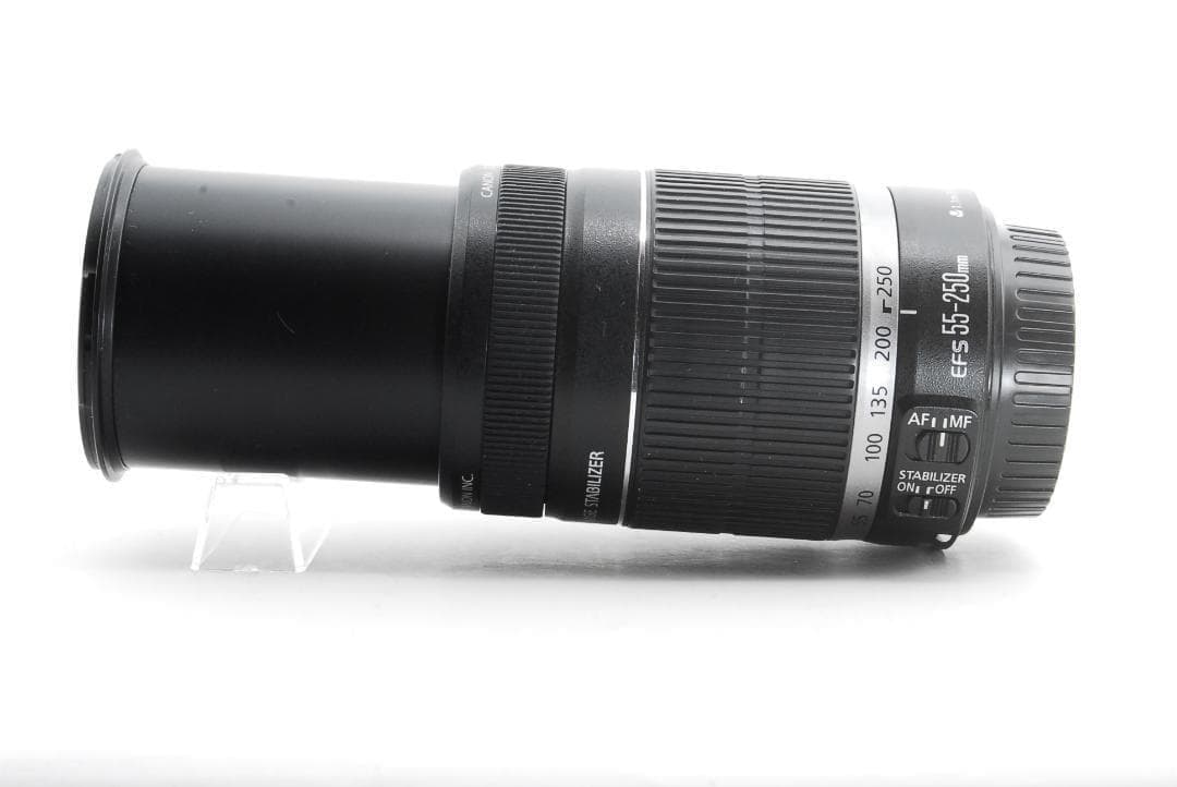 【手ブレ補正】Canon EF-S 55-250mm IS 望遠レンズ 美品