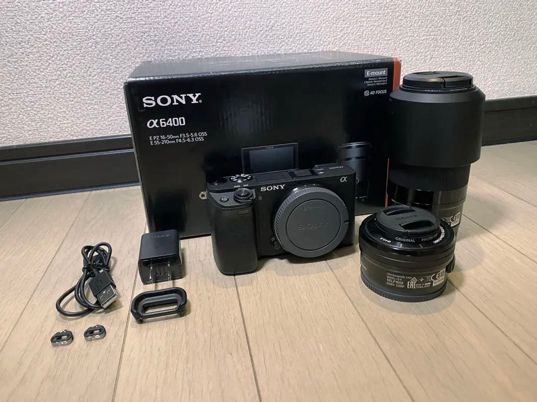 【やすおか様】Sony α6400 ダブルズームレンズキット