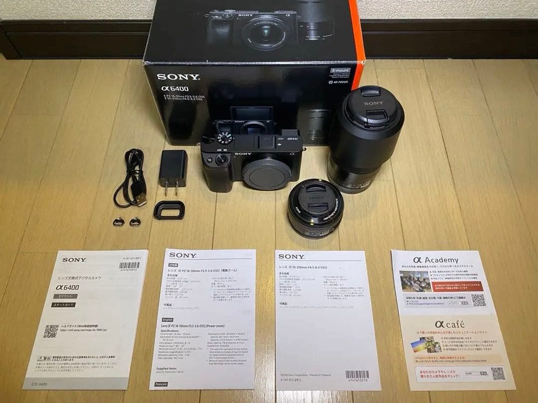 【やすおか様】Sony α6400 ダブルズームレンズキット