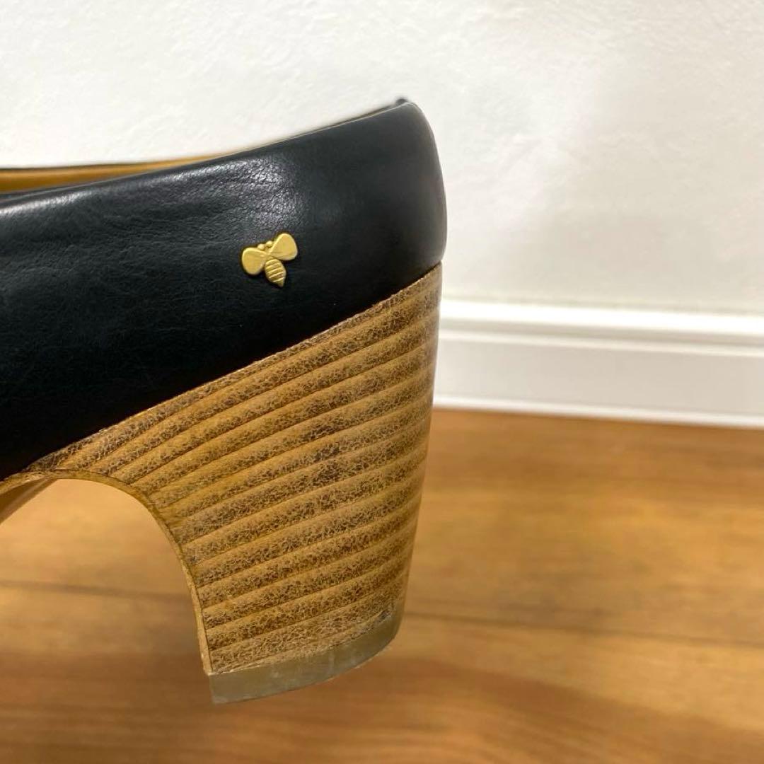 ミナペルホネン レザーヒールシューズ magnolia 36