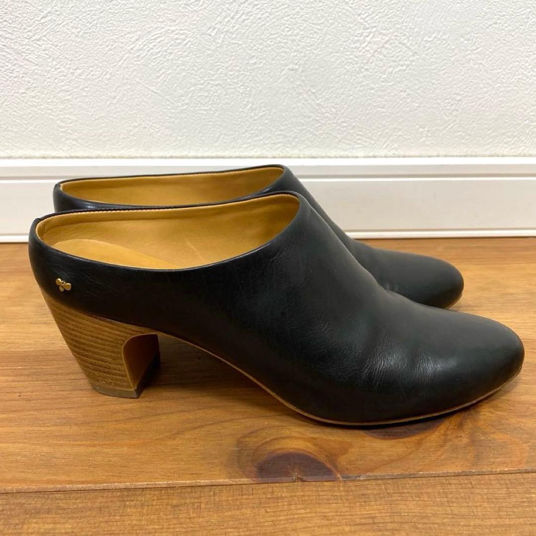 ミナペルホネン レザーヒールシューズ magnolia 36