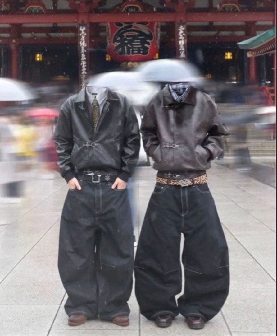 せぱてぃ Belvet レザー ファイヤーマンジャケット