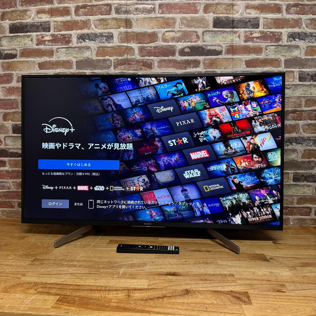 SONY 43V型 4K 液晶テレビ BRAVIA KJ-43X8000G
