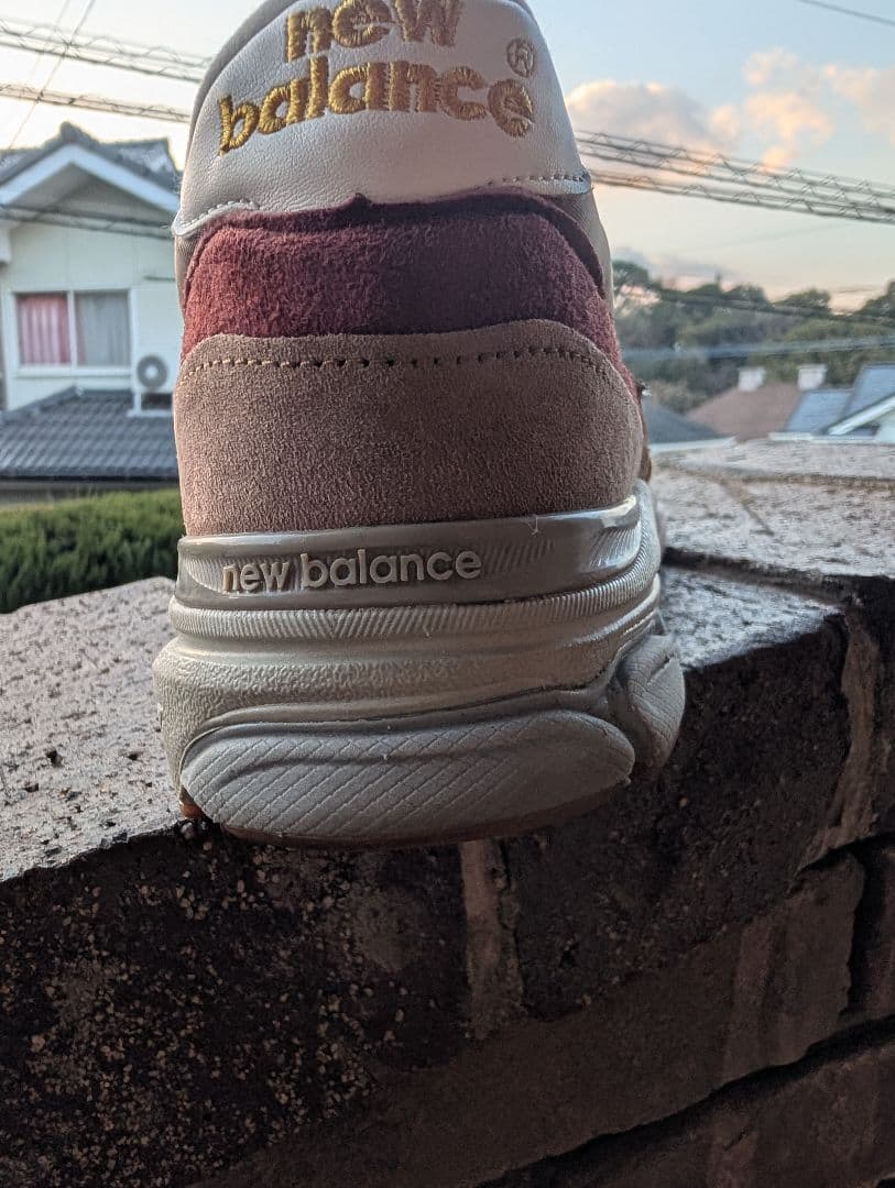 new balance 770.9 ブラウン/イエロー スニーカー、28.5cm