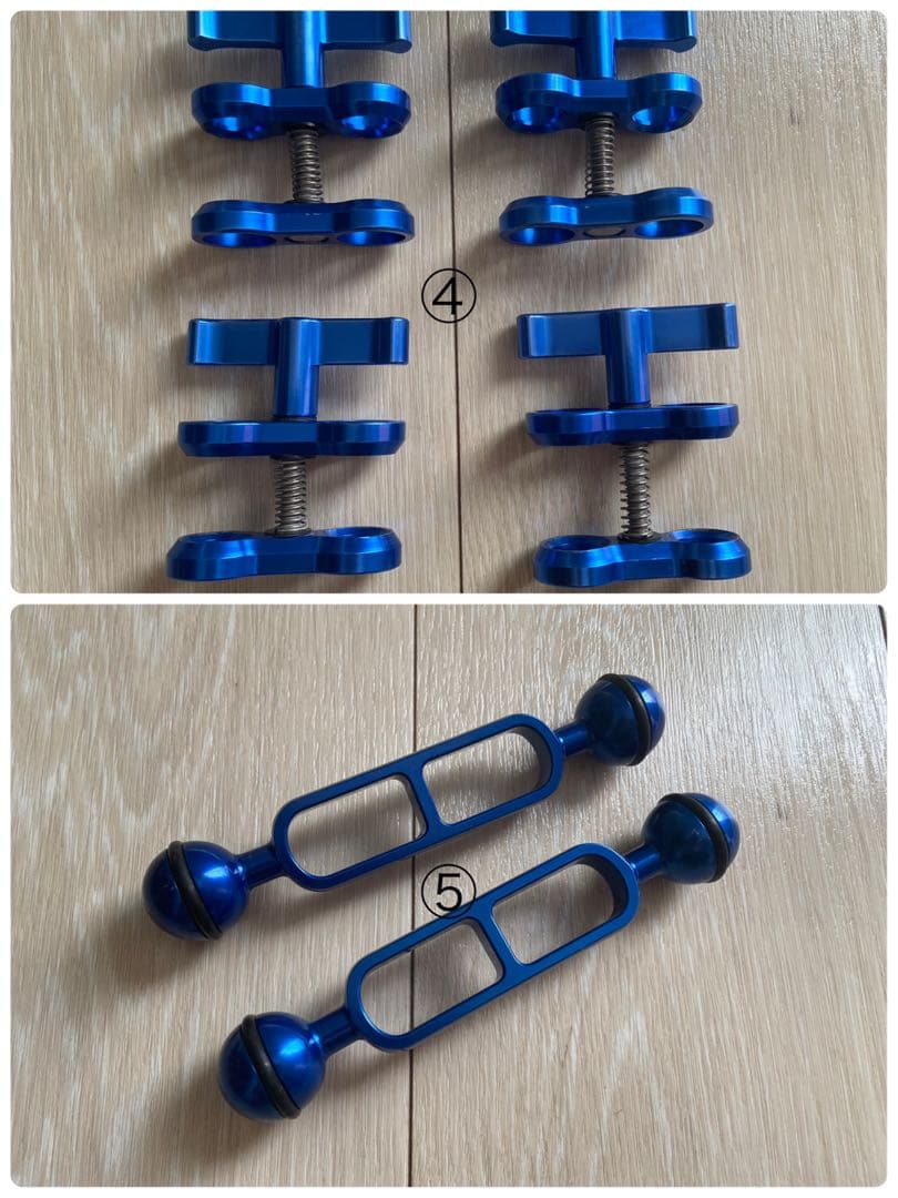 UN 水中カメラハウジング用 アームシステム一式