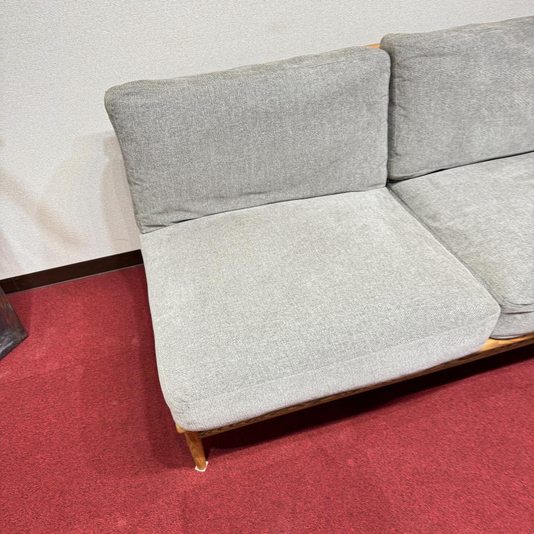 東京23区送料無料　極美品モモナチュラル２Pソファー　2024年12月購入