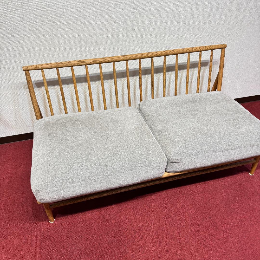 東京23区送料無料　極美品モモナチュラル２Pソファー　2024年12月購入