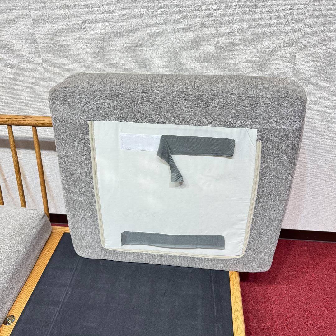 東京23区送料無料　極美品モモナチュラル２Pソファー　2024年12月購入