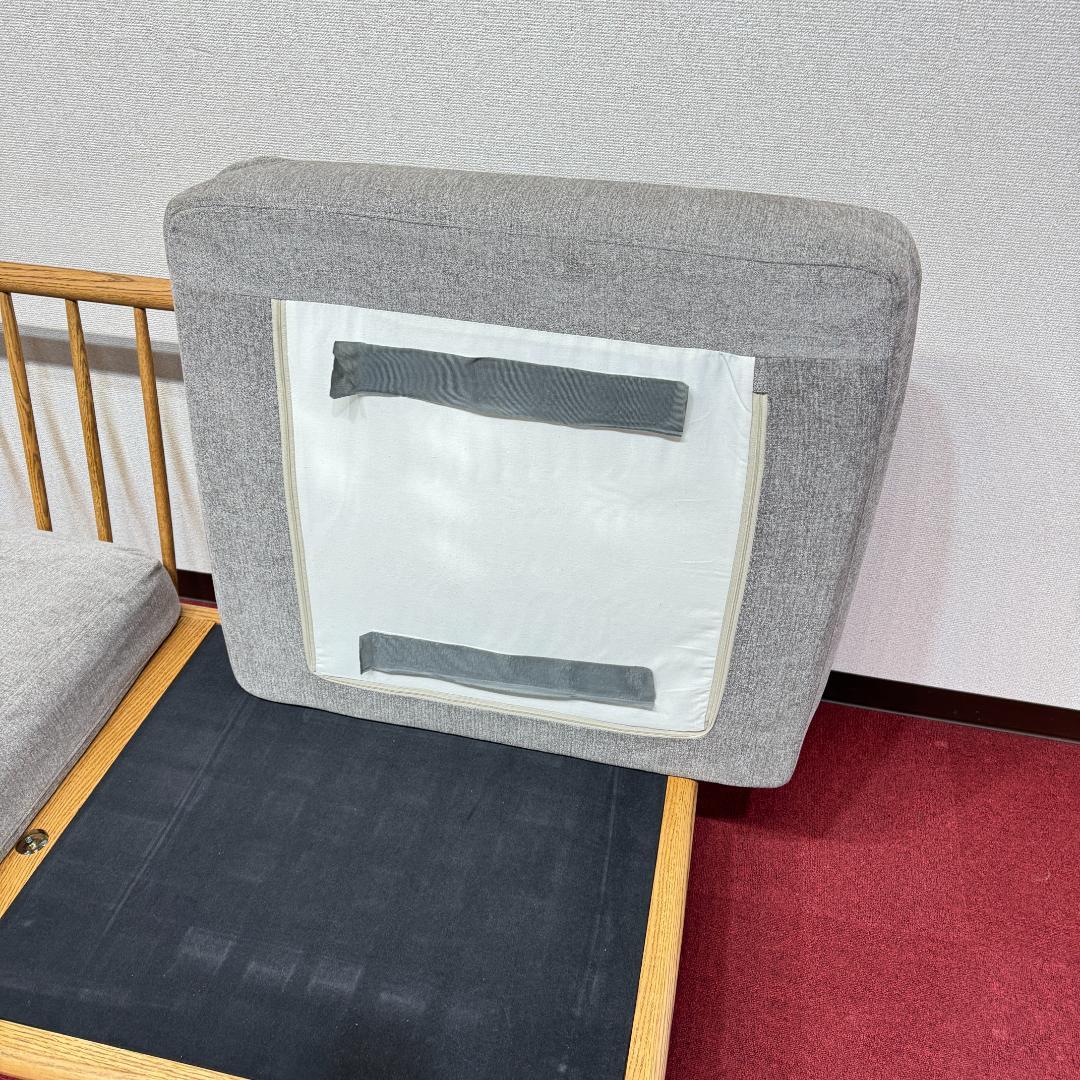 東京23区送料無料　極美品モモナチュラル２Pソファー　2024年12月購入