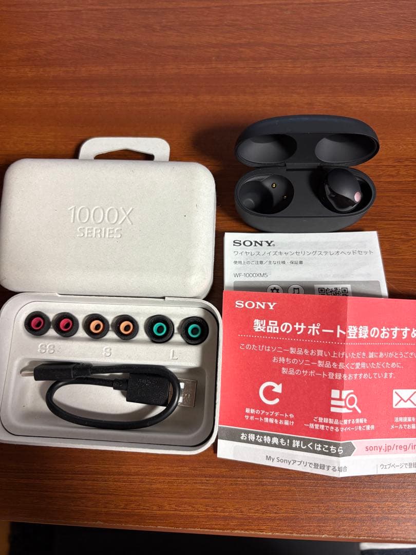 SONY WF-1000XM5ワイヤレスイヤホン ブラック　片方のみ